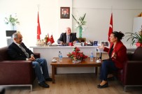 KÖY PAZARI - Başkan Çerçioğlu, Büyükerşen'le Birlikte Çakırbeyli'yi Ziyaret Etti