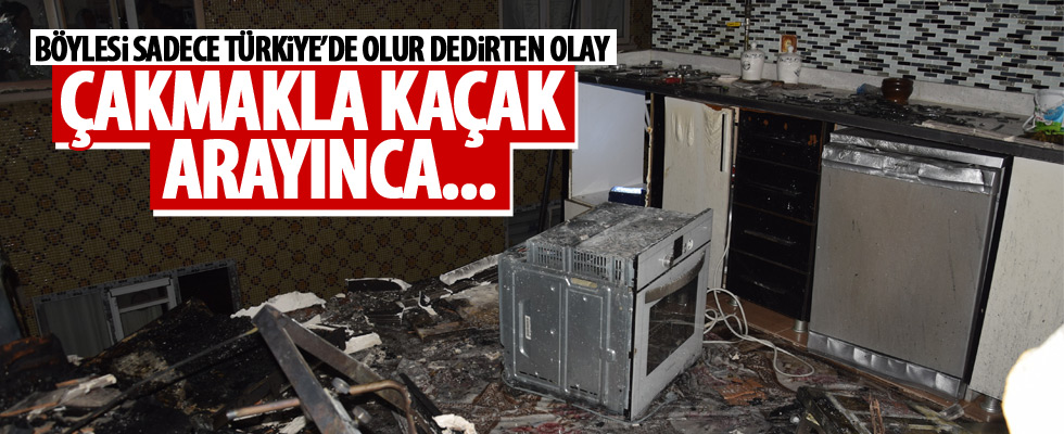 Ustanın yaptığı evi patlattı!