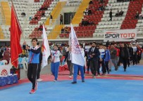 SAYGI DURUŞU - Taekwondo Türkiye Şampiyonası'nın Seremonisi Yapıldı