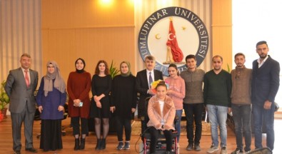 DPÜ Engelli Öğrenci Birimi'nden Rektör Uysal'a Teşekkür Ziyareti