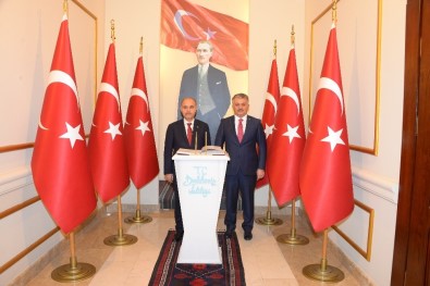 Emniyet Genel Müdürü Mehmet Aktaş, Balıkesir Valisi Ersin Yazıcı'yı Ziyaret Etti
