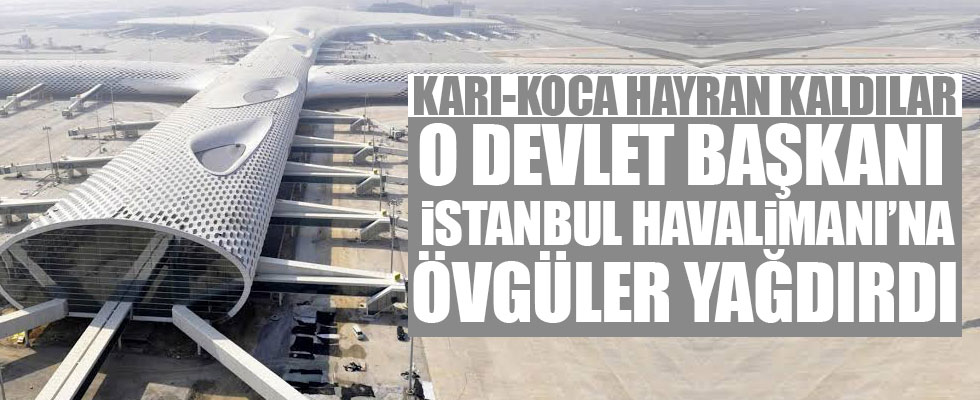 Jimmy Morales, İstanbul Havalimanı'na övgü dolu sözler!