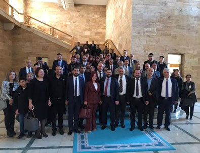 Şehit ve gazi aileleri Mecliste