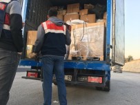 Jandarma, Kargoyla Gelen Kaçak Tütün Ele Geçirdi