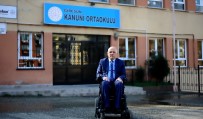 TRAFIK KAZASı - (Özel) Tekerlekli Sandalyesi İle 22 Yıldır Öğretmenlik Yapıyor