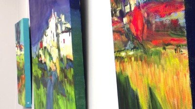 'Turkuaz Sınırlar' Sergisi Sanatseverlerle Buluştu