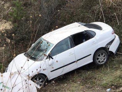 Karabük'te Otomobil Şarampole Uçtu Açıklaması 7 Yaralı