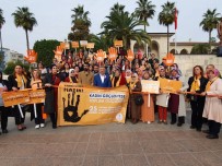 SİYASİ PARTİLER - AK Parti'li Kadınlar, Kadına Şiddete 'Dur' Dedi