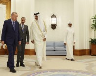 BERAT ALBAYRAK - Cumhurbaşkanı Erdoğan, Katar Emiri Al Sani ile görüştü
