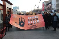 Erzurum 'Kadına Şiddete Hayır' Dedi