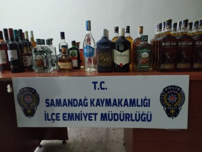 Hatay'da 70 Şişe Sahte İçki Ele Geçirildi