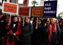 CİNSİYET EŞİTLİĞİ - İzmirli Kadınlar, Kadına Şiddet İçin Buluştu