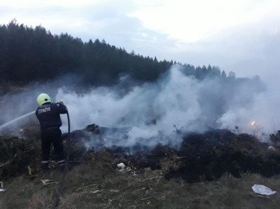 Karabük'te Anız Yangını