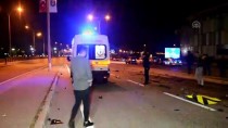 Karaman'da Yön Levhasına Çarpan Otomobilin Sürücüsü Yaralandı
