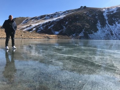 Sıcaklık Eksi 17'Yi Gördü, Göller Buz Pistine Dönüştü