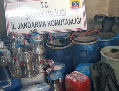 Tonlarca patlayıcı ele geçirildi!