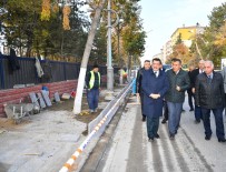 MEHMET BUYRUK - Başkan Gürkan, Kaldırım Çalışmalarını İnceledi