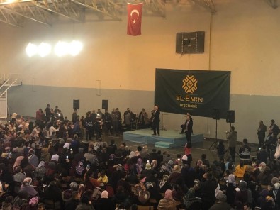 Prof. Dr. Nihat Hatipoğlunun Horasan'da Katıldığı Programa Yoğun İlgi