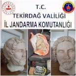 KOZYÖRÜK - Tekirdağ'da Roma Dönemine Ait Heykel Başı Ele Geçirildi Açıklaması 8 Gözaltı
