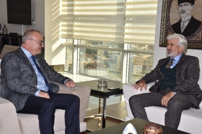 AK Parti İl Başkanı Hızlı'dan Başkan Ergün'e Ziyaret