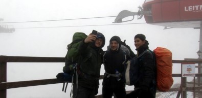 Erciyes'te Kar Sevinci