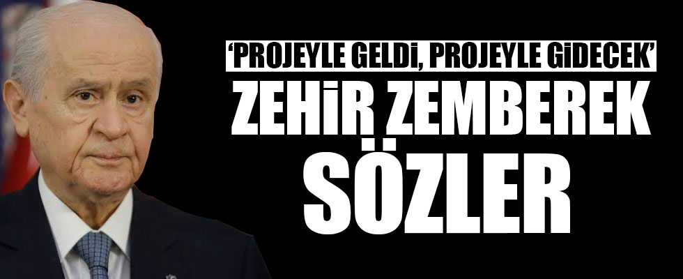 Bahçeli'den zehir zemberek Kılıçdaroğlu yorumu