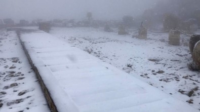 Nemrut Dağı'na İlk Kar Düştü