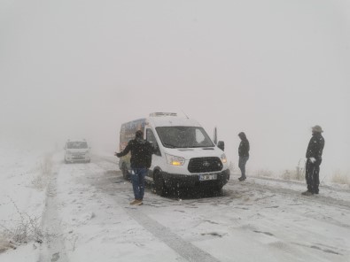 Tunceli'de Kar Yağışı Etkili Oldu