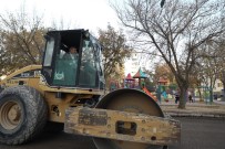 KıRANARDı - Başkan Palancıoğlu, Silindir Aracı Sürerek Çalışmalara Katıldı