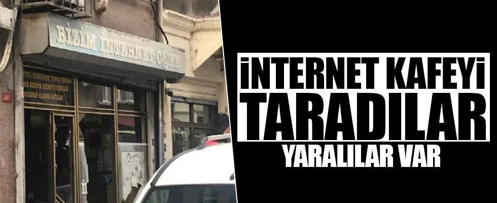 İnternet kafeye silahlı saldırı