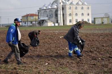 Çorlu'da Temiz Çevre Çalışmaları Sürüyor