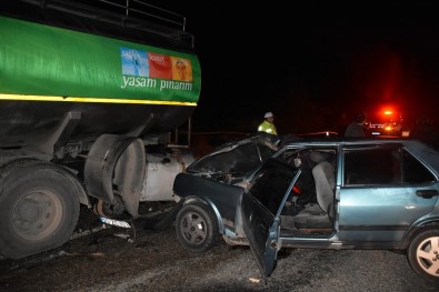 Süt tankeri faciaya sebep oldu