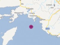 Muğla açıklarında korkutan deprem...