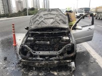KARAYOLLARı GENEL MÜDÜRLÜĞÜ - (Özel) TEM Otoyolu'nda Otomobil Alev Alev Yandı