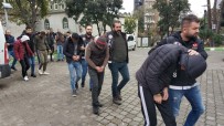 KURUSIKI TABANCA - Samsun'da Uyuşturucudan Gözaltına Alınan 6 Kişi Adliyeye Sevk Edildi