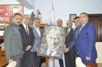 İTFAİYE MÜDÜRÜ - Bağlıçay Köyü Dernek Başkanı Özülüş'ten Başkan Çiftçi'ye Ziyaret