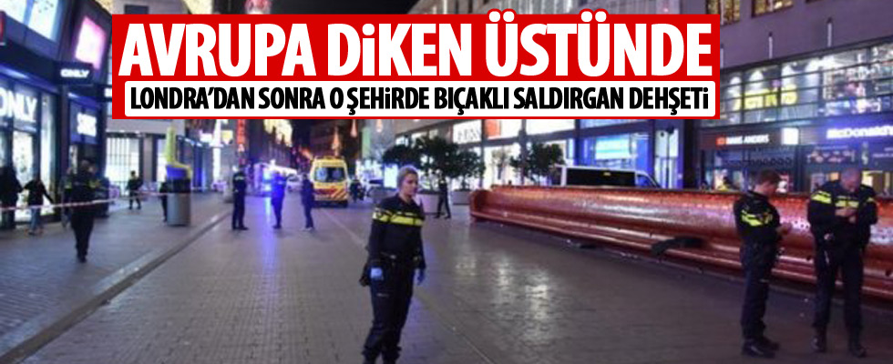 Hollanda'da bıçaklı saldırı!