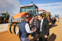 SICAK ASFALT - Başkan Kalaycı, Asfalt Çalışmalarını Yerinde İnceledi