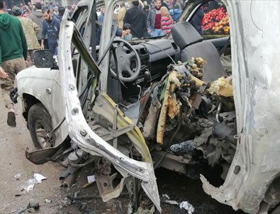Cerablus'ta bomba yüklü araçla terör saldırısı