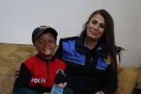KÜÇÜK ÇOCUK - (Özel) Savaş Mağduru Muhammed'in Polis Olma Hayali Gerçek Oldu