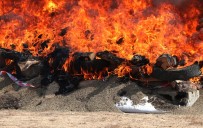 HELMAND - Afganistan'da 28 Ton Uyuşturucu Yakılarak İmha Edildi