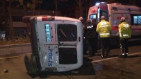 Ankara'da Minibüs Polis Aracına Çarptı Açıklaması 2'Si Polis 4 Yaralı
