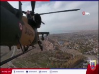 VAN GÖLÜ - Atak Helikopterinin Kamerasından Van Gölü Manzarası
