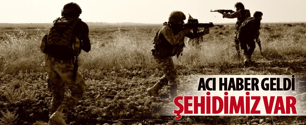 Barış Pınarı Harekatı bölgesinde bir asker şehit oldu