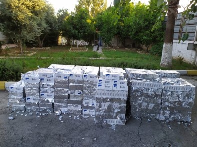 Kaçak Sigaraları X Raydan Geçirmek İçin Folyoya Sardılar