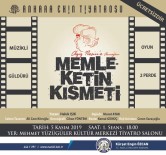 MEHMET YıLMAZ - 'Memleketin Kısmeti' Adlı Oyun Nazilli'de Sahnelenecek