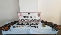 Samsun'da Jandarmadan Kaçak Silah Operasyonu Açıklaması 6 Gözaltı Haberi