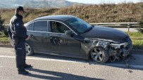ALTUNTAŞ - Samsun'da Trafik Kazası Açıklaması 1 Yaralı