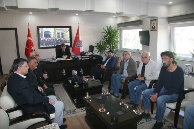 Emniyet Müdürü Karabulut'a Gazeteci Ve Yazarlardan Ziyaret