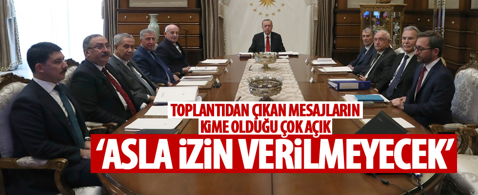 Yüksek İstişare Toplantısından sonra FETÖ'yle mücadele vurgusu!